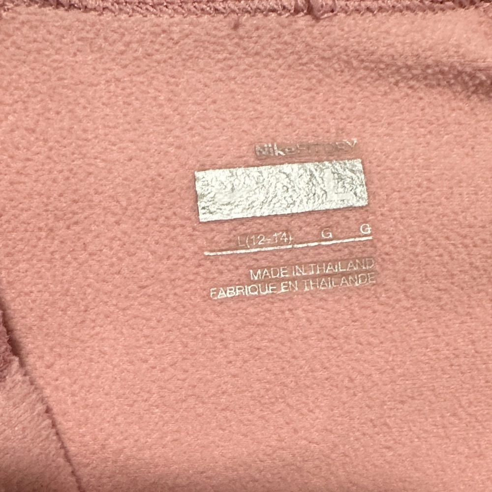 Nike Women's Light Pink Half-Zip Hoodie - Picture 2 of 6